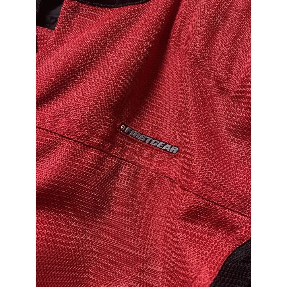 Firstgear Mens High Performance Textile Collection Hypertex Jacket Red Size XLT